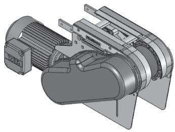FLSD-A150-0R represents suspended drive without gear motor.