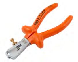 10 Cable Cutter EL type (for copper and aluminium cables only) Heavy duty Single handed use Part No Description Length Material Cross Weight Insulated Section [mm 2 ]