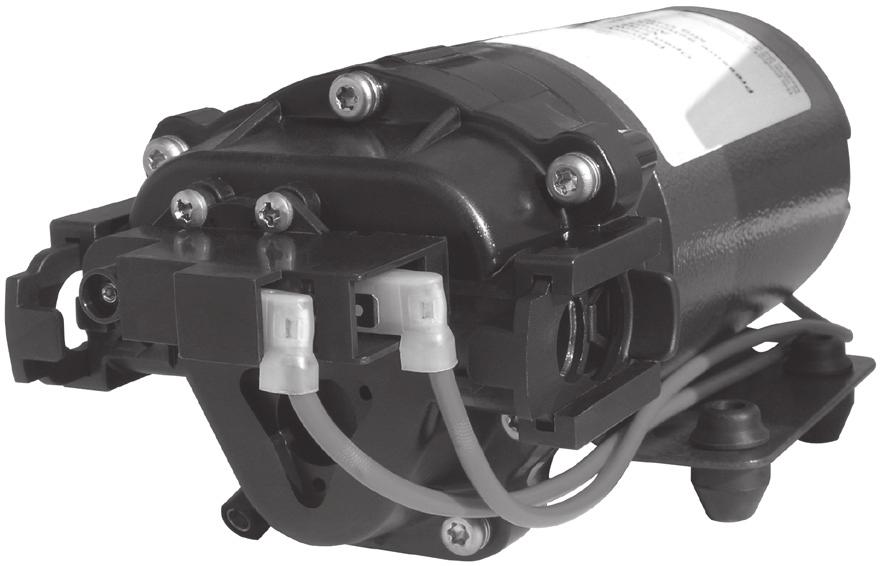 PowerFLO 00 Series Volt DC Motor-Driven Diaphragm Pumps Specifications Motor: Type: VDC, permanent magnet, totally enclosed, non-ventilated Leads: AWG, long Duty Cycle: See Heat Rise graph