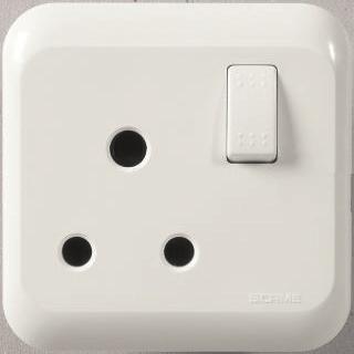 : 1/10 103.421 Euro-American unswitched socket 103.