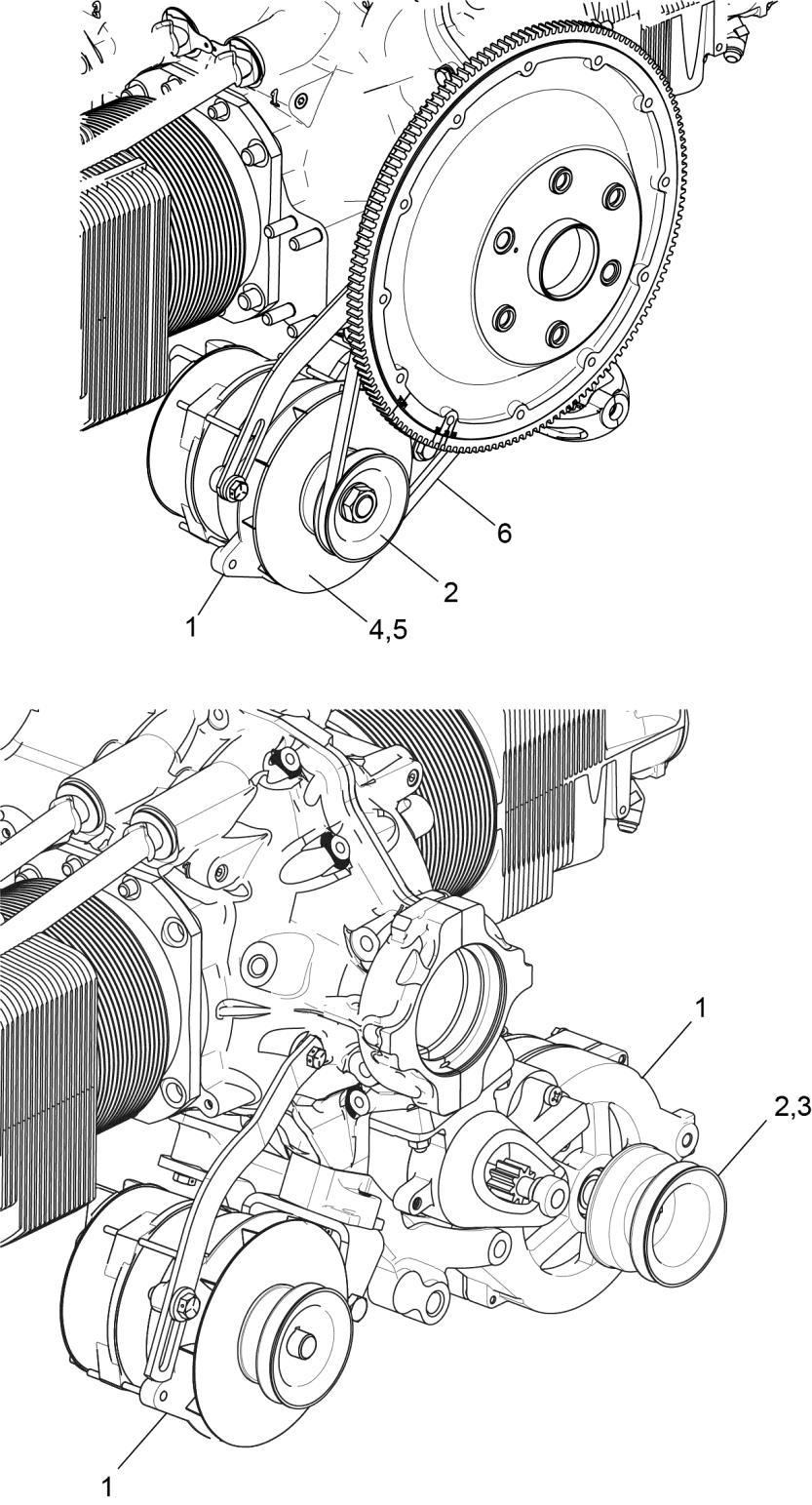 IO-90- Series Engine Illustrated Parts Catalog Figure 2 lternator ssembly and elt 24-20