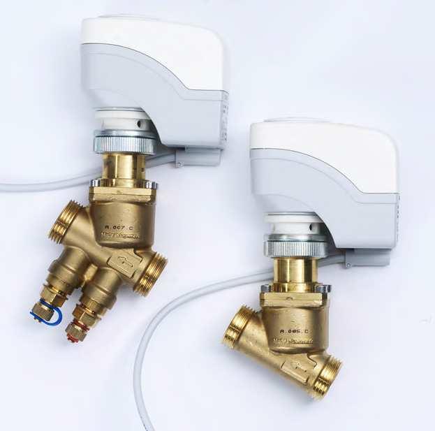 4.3.2 - Standard two-way valve body and three-way valve body (with integral bypass) Features of the 1/2 two-way and three-way valves for 42NL/NH sizes 2 to 5 1/2 male BSP connection for union nuts