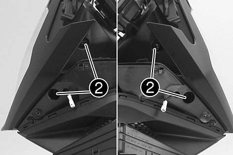 Guideline Remaining chassis screws M6 10 Nm (7.4 lbf ft) S00368-11 Finishing work Install the wind shield. ( p.