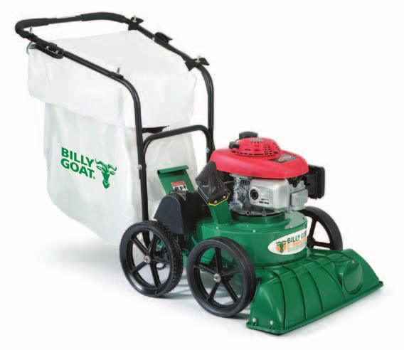 Lawn and Litter Vacuums KV600 & KV650H (Briggs or Honda Push) KV600SP & KV650SPH (Briggs or Honda Self-Propelled) KV self-propelled model shown with optional 4 x 8 hose kit.