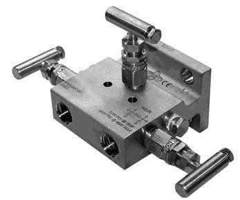 Product Data Sheet Selection Guide ROSEMOUNT 304 CONVENTIONAL MANIFOLD See Options on page 27.