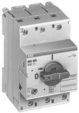 Applications with other ABB products MS325-1.0 For more information on manual motor protectors, see Section 5.