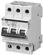 Applications with other ABB products Pro M Miniature circuit breakers S271-K10, 1 pole S272-K10, 2 pole S273-K10, 3 pole For more information on Pro M miniature circuit breakers see Section 14.