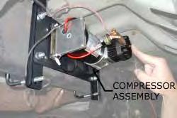 Figure P Figure Q 3) Tools needed: 9/16" wrench. Install the compressor tee fitting into the head of the compressor and the pressure switch into the tee fitting.