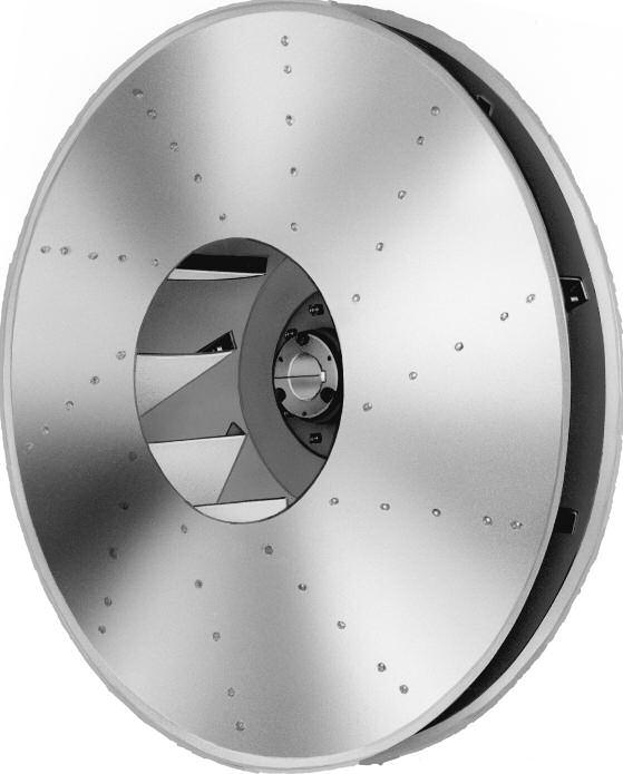 CHART II STEEL WHEEL HORSEPOWER CORRECTIONS 18 with 04 outlet to handle 400 at 23 1 2 SP at.075 lbs./ft. 3 density. Aluminum wheels require 2.6 BHP as shown on page 7.