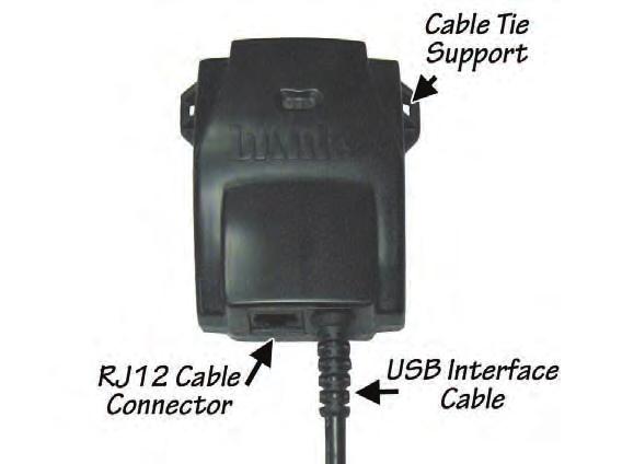 Figure 15 Banks Bridge Module 11. Route the Banks iq USB interface cable from the Banks iq Bridge Module under the dash and out through the fuse access panel opening.