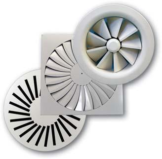 DIFFUSERS Designed to be installed in various ceiling systems, we have a