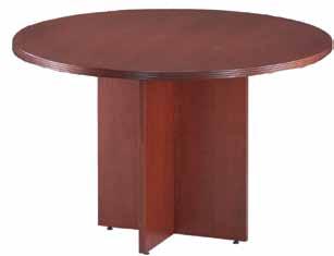 Round Conference Tables Model # Description List Price PV527 42 Round / X-Base $525 Available Finish Cherry B.