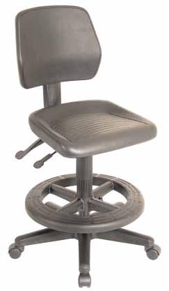 7851D List $324 2012 Timbre Drafting Chair Model No. 7301/100SK Available in Black Mesh with Black CoolMesh #9106 Fabric.