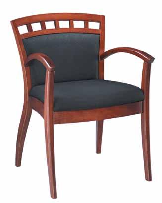 seating Reception Wood Guest Seating Harmony Wood Chairs are constructed of solid hardwood frames for