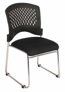 7804TG Available in Black Mesh Back with Black #C510 Fabric Seat on Titanium Frame.