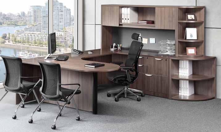 casegoods PL Laminate Series Rich in styling and superior in construction, the Laminate Series offers an intelligent solution to any workstation