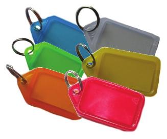 H8035 Colored plastic label holder with plastic