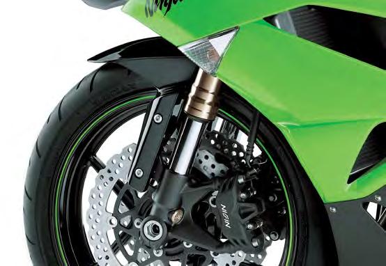 ADDITIONAL FEATURES * One-piece front fender (previously a three-piece construction) offers improved aerodynamics and contributes to parts