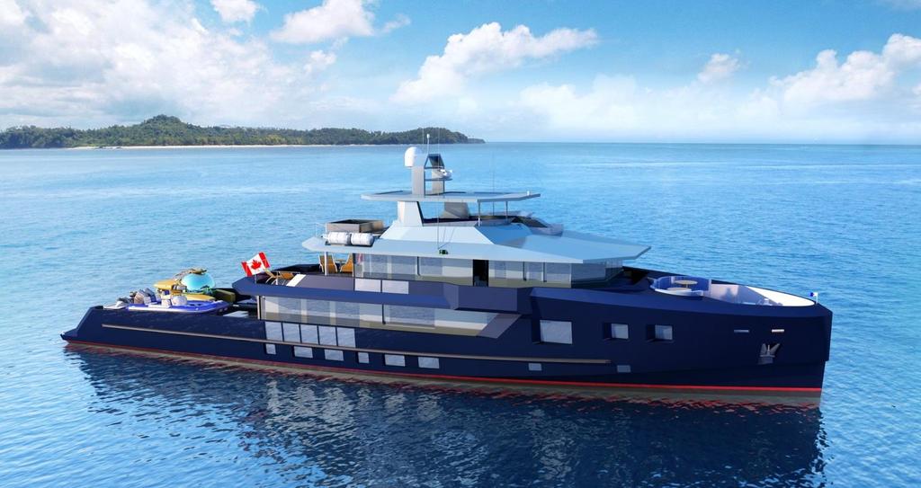 OVERVIEW 40m OCEAN ROVER True Explorer yachts are built for serious ocean cruising, their rugged styling a reflection of their capabilities: built for long range (thousands of miles each way) and