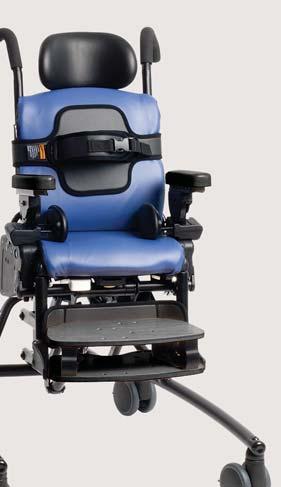 When the three mini kit accessories are attached to the small chair, it can support children