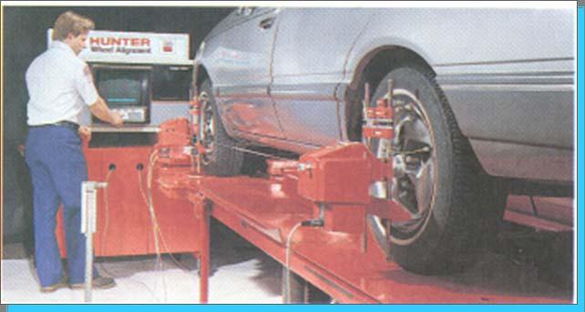 Alignment Rack Specialized stall used when