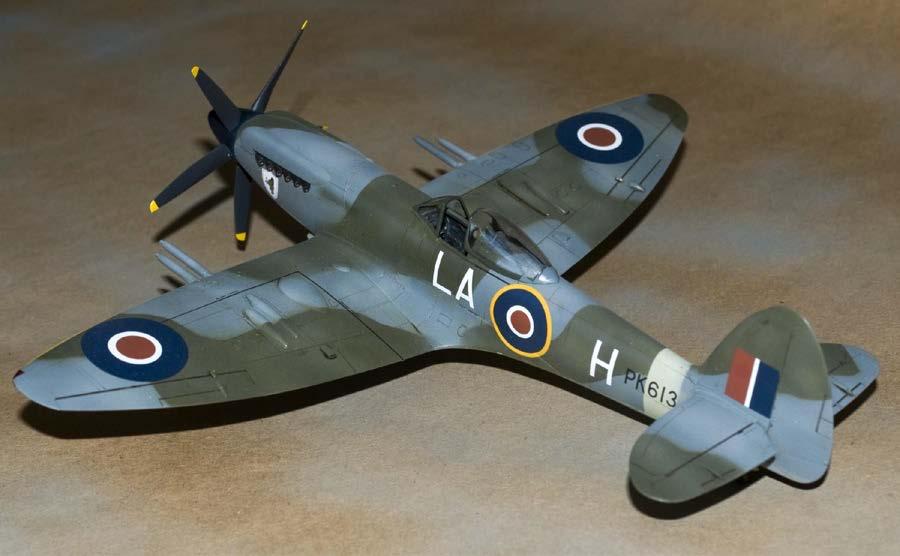 Then applying logic only a modeler can appreciate; I realized that I did have an original release Spitfire F.22/24.