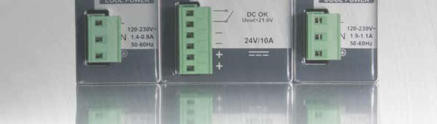 and reduce working temperature 90 264 Vac and 110 350 Vdc input wide range