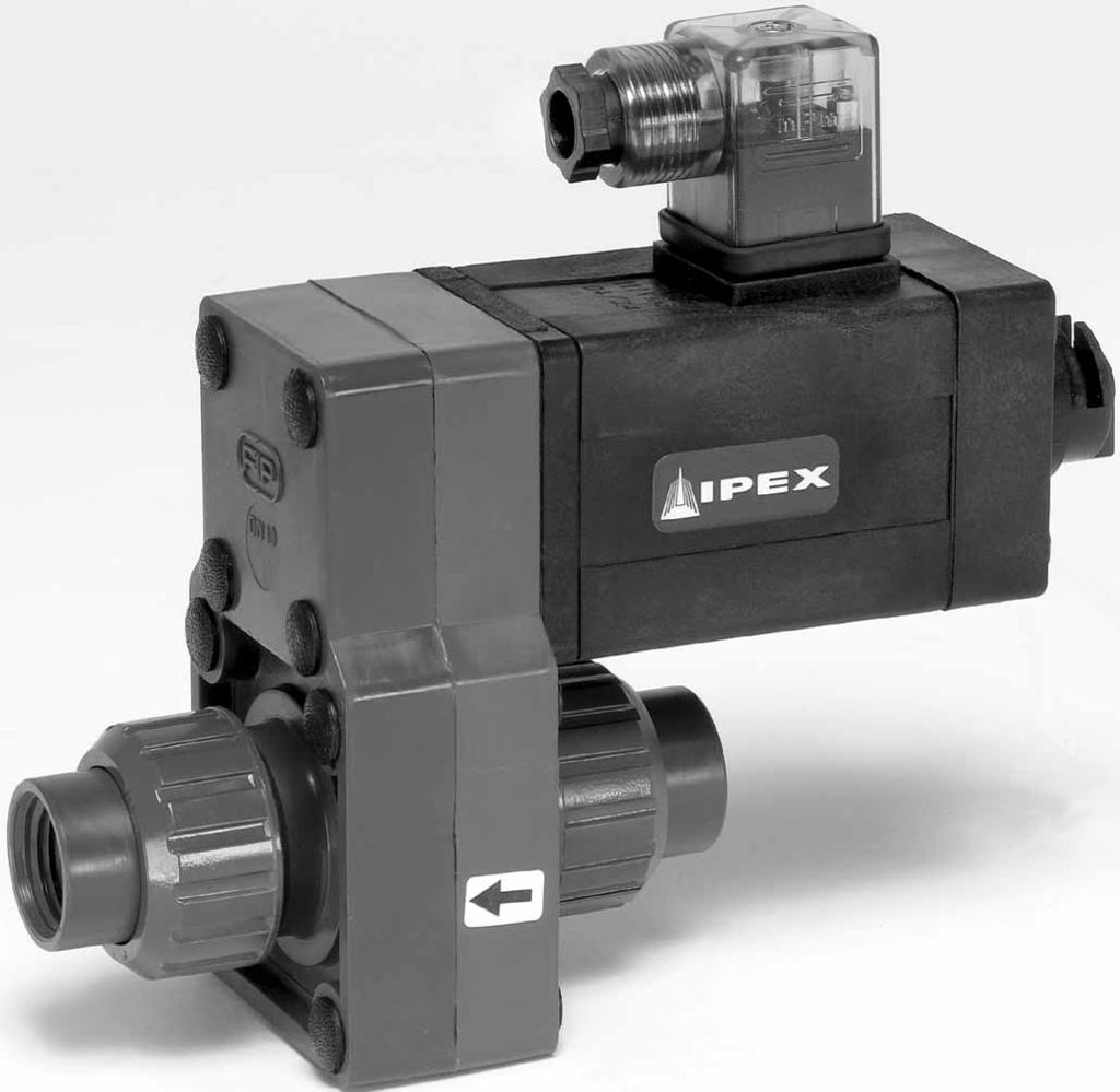 SF SERIES SOLENOID VALVES IPEX SF 2-way Solenoid Valves are flow control valves designed for precise control and high-cycle service. A 100% duty cycle means no worries about overheating or burnout.