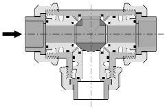 TK SERIES 3-WAY BALL VALVES Pressure Loss Charts (cont d) Position D: T-Port Side
