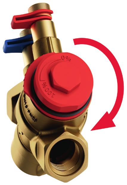 2. Introduction As the pre-setting unit moves radially and the two-way valve function is provided by the axial movement of the same item, the actuator has full stroke, regardless of the pre-setting.