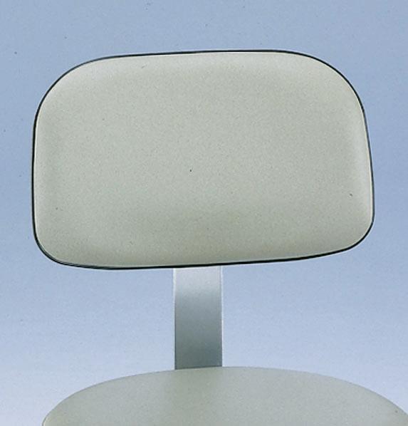 Sit comfortably on the wide 16" vinyl upholstered seat cushion supported by dense foam