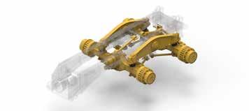 The central oscillation joint, high suspension travel on all axles, and balanced weight distribution provide the agility and