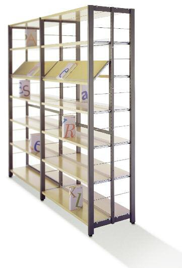 Shelving systems R.1 and R.2 Design. Pure and flexible. Making the right statement. Modern styling designed to survive through short-lived fads and fashions.