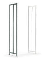 Side upright for double shelving Side upright in metal Metal, coloured Requirement: 2 uprights for starter unit 1 upright for add-on unit A reinforcing element is required.