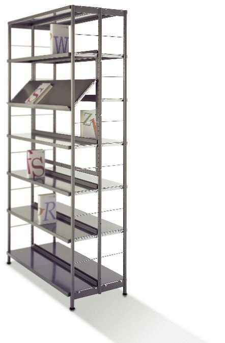 6 provides the focal attraction of this shelving
