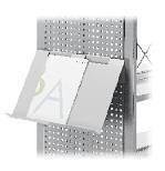 9233837 For shelving with face end panelling in perforated sheet metal 9233838 For shelving without face end panelling 9233832 For shelving with face end panelling in wood 9233831 For