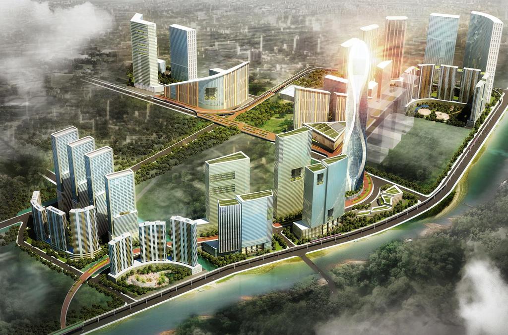 SMART WADALA A GREENFIELD PROJECT Besides BKC, the Development of the Wadala Truck Terminal Area
