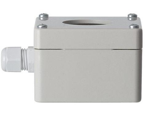 9 In IP30 ISO plug housing, mains-independent, with self-charging power supply unit for 5 hours of operation in the event of a power failure, acoustic signal transmitter 70 db(a) with circuit