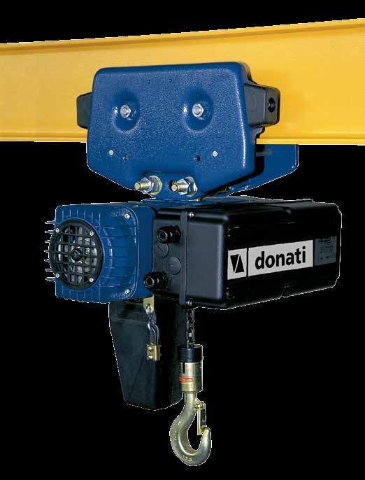 DMK series electric chain hoists and electric trolleys are manufactured based on a modular component design, assembled together based on commercial needs and make it possible to quickly and