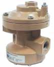 The pneumatic booster (B) supplies the actuator with an air flow output whose pressure corresponds exactly to
