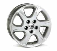 Alloy wheel kit 6" Suitable for 205/55 R6 tyres A2F0AC200 (not TPMS ready) A2F0AC250 (TPMS