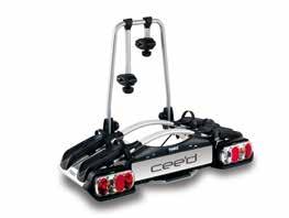 FreeRide bike carrier Fast and simple loading and unloading, with quick-lock frame holder, smart wheel holders and