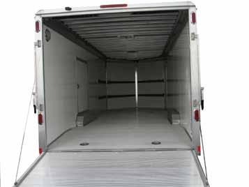 75" from floor 8'6" WIDE TANDEM AXLE ENCLOSED TRAILERS AER816TA AER818TA AER820TA AER822TA AER824TA 102" X 280" 102" X