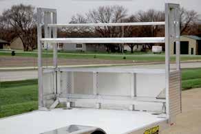 Flatbed Trailers - Tandem Axle Power Tilt - Factory installed - Fits all 82 Tilts 82 Tire Rack Fits 82 Tandem and 82 Tilt Does not fit 82 WB or 25th Anniversary MODELS