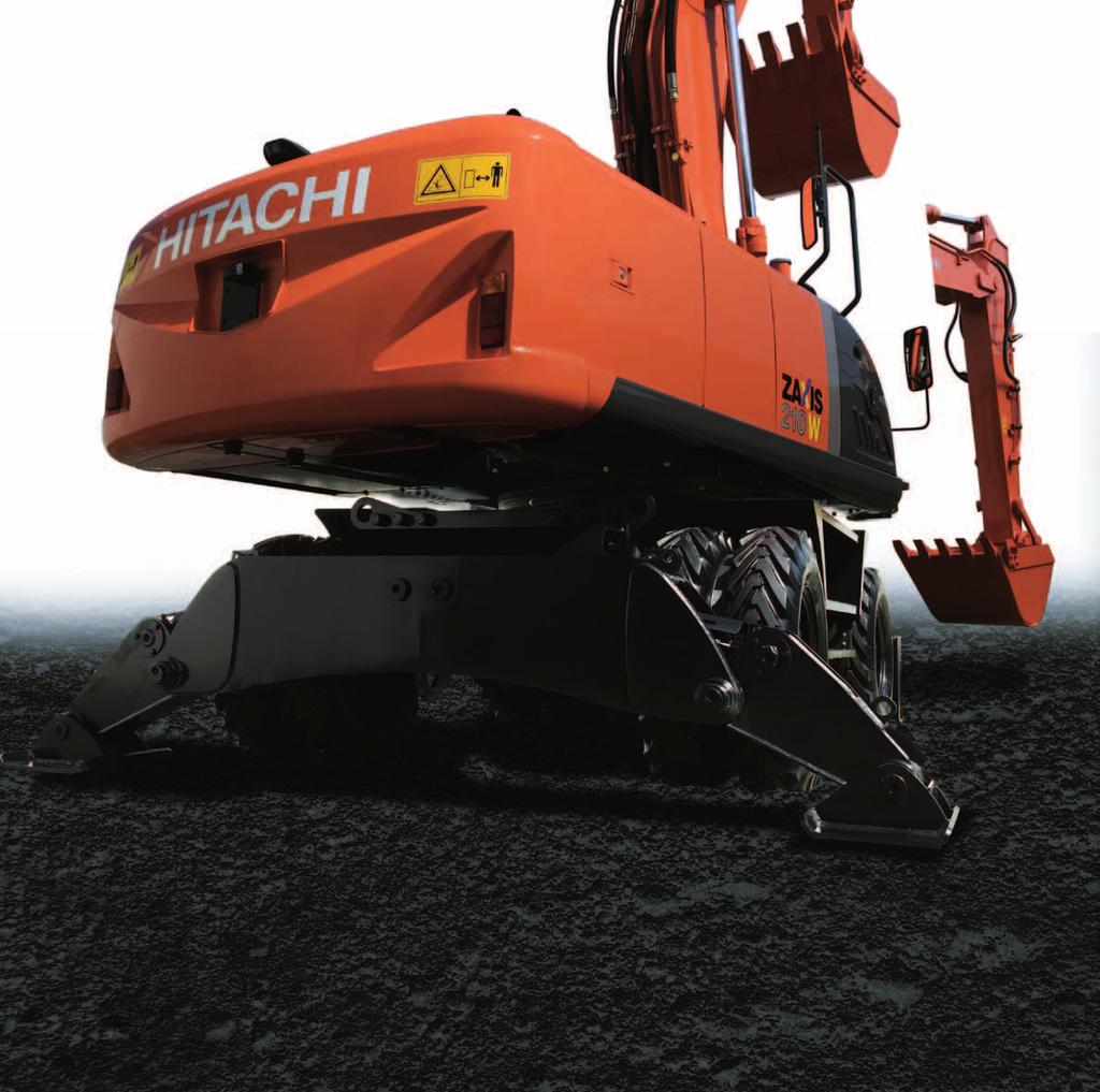 A Solid Base for a Long Life HITACHI s technology is built on a wealth of experience and know-how from severe job sites around the world.
