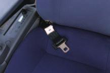 Level II Retractable Seat Belt (optional) Other features include a