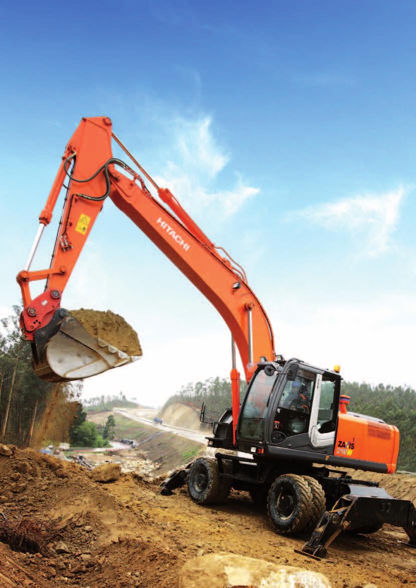 Variety of outstanding operational features and functions Hydraulic system