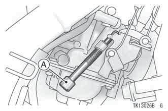 MAINTENANCE AND ADJUSTMENT 87 Carburetors The following procedure covers the idle speed adjustment, which should be performed in accordance with the Periodic Maintenance Chart or whenever idle speed