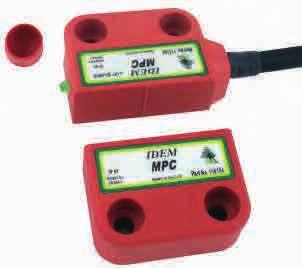 SECTION 11 www.idemsafety.com CODED NON CONTACT SAFETY INTERLOCK SWITCHES 108 IDECODE - Coded Non Contact Type: MPC FEATURES: Compact and robust fitting suitable for all small guard applications.