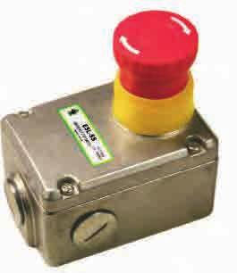 Standard Duty Emergency Stops Type: ESL-SS (4 pole) DESCRIPTION & FEATURES: IDEM ESL-SS Standard Duty Emergency Stop Switches have been designed to provide robust emergency stop protection for